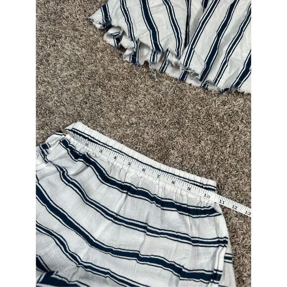 Faithful The Brand Torrent Wrap Pant & Suns Out Top Waves Stripe White Set XS/S - Picture 11 of 14